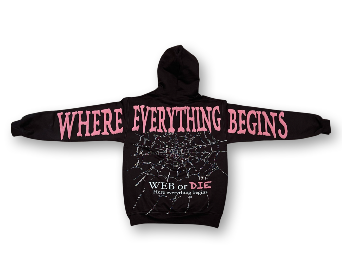 WEB or Die Hoodie V.2 'Chocolate'