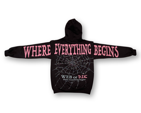 WEB or Die Hoodie V.2 'Chocolate'
