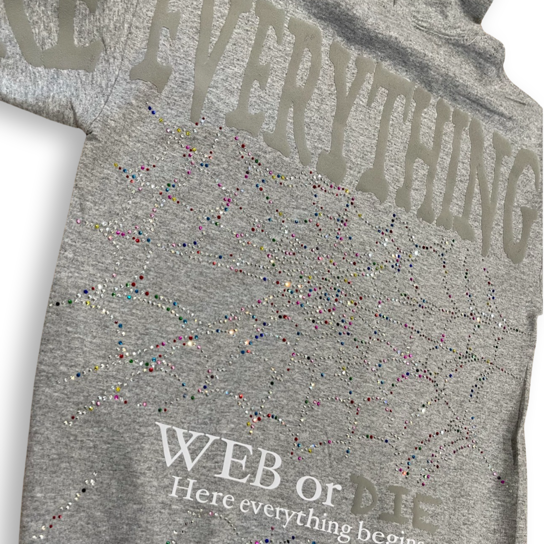 WEB or Die Hoodie V.2 'Grey'