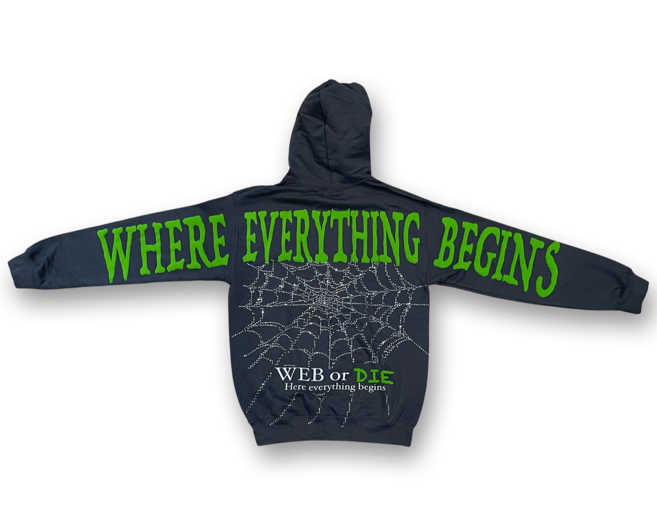 WEB or Die Hoodie V.2 'Ogre Green'