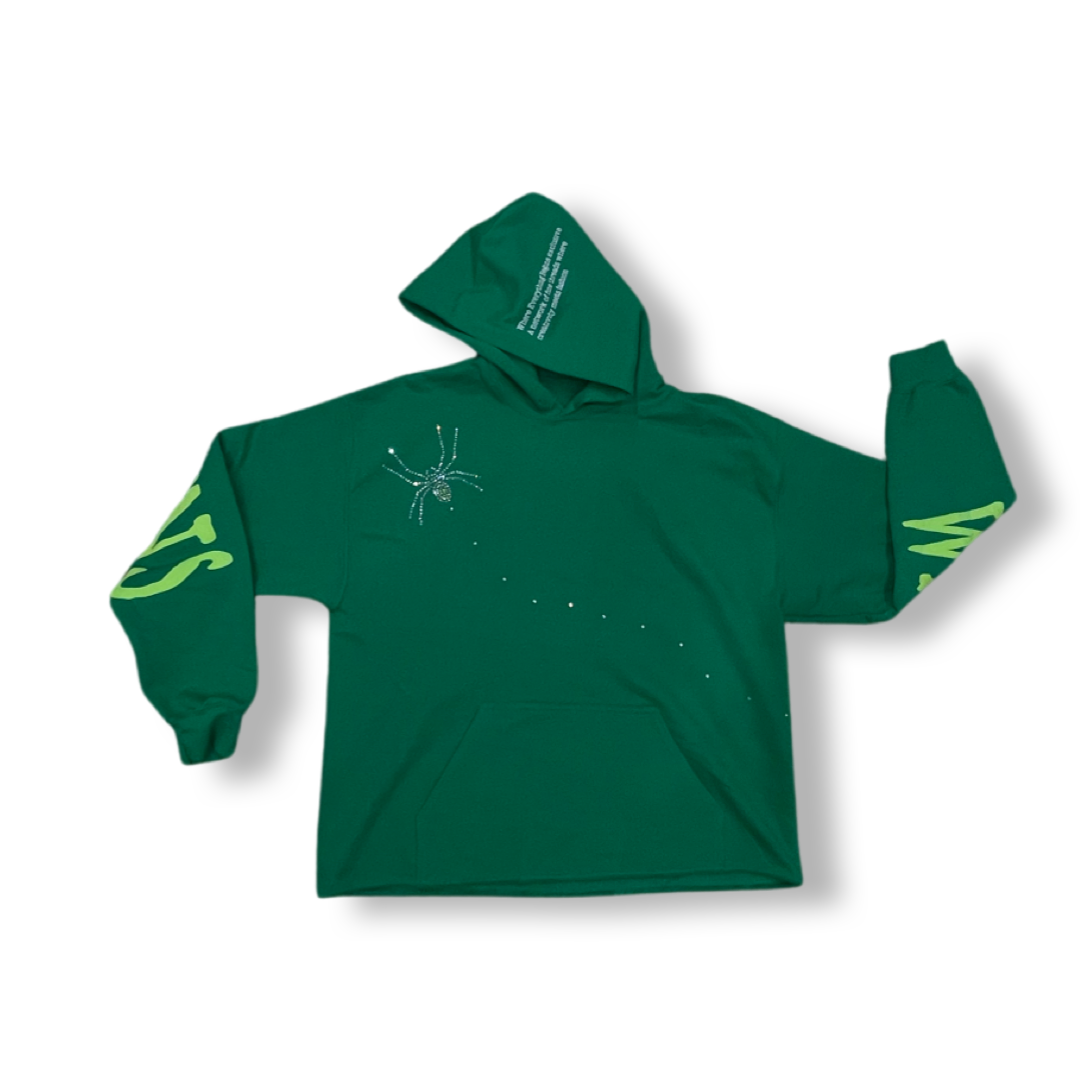 WEB or Die Hoodie V.2 'Neon'