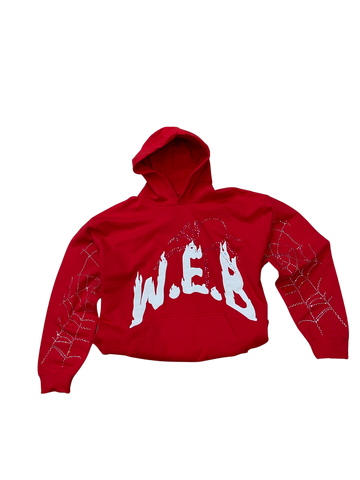 DOUBLE WEB HOODIE 'RED'