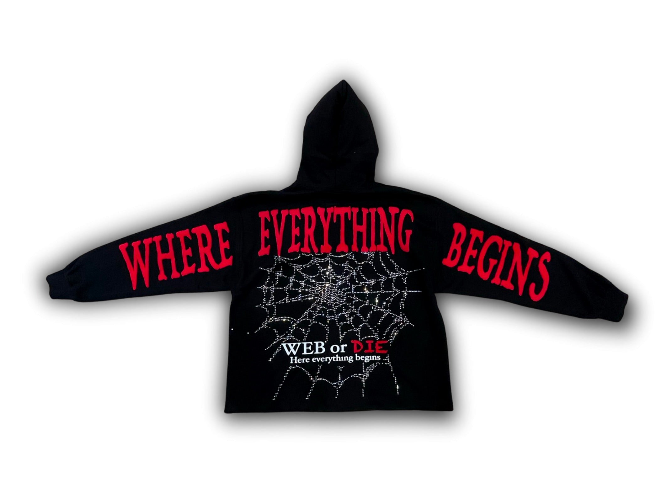 WEB or Die Hoodie V.2 'Red'