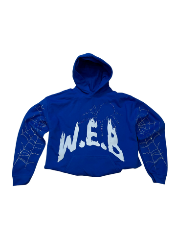 DOUBLE WEB HOODIE 'BLUE'